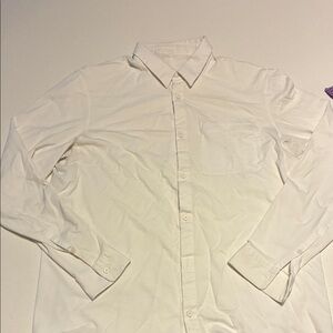 Lululemon Athletica White Button Down Shirt